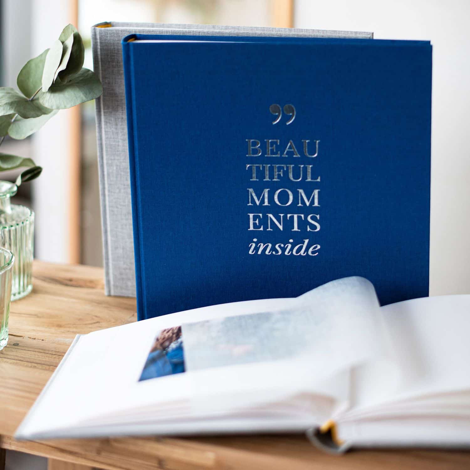 Goldbuch Linum Blue 25x25 Dry Mount Album image 0