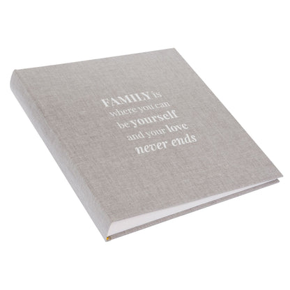 Goldbuch Linum Grey 30x31 Dry Mount Album image 1