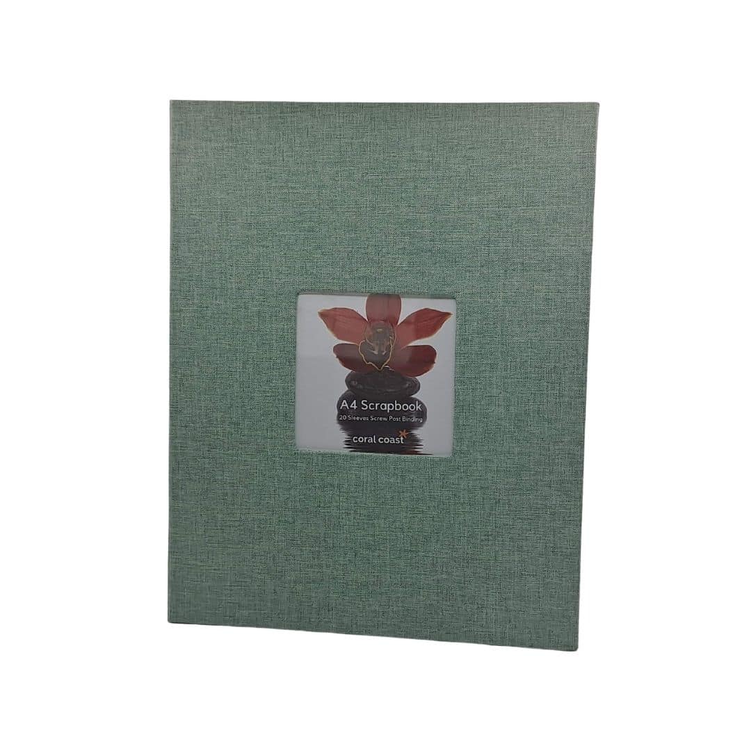 A4 Scrapbook Album Blue image 1