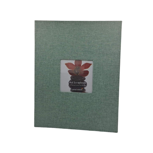 A4 Scrapbook Album Blue image 1