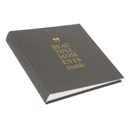 Goldbuch Linum Grey 25x25 Dry Mount Album image 2