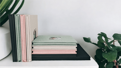 A4 Scrapbook Album Linen image 5