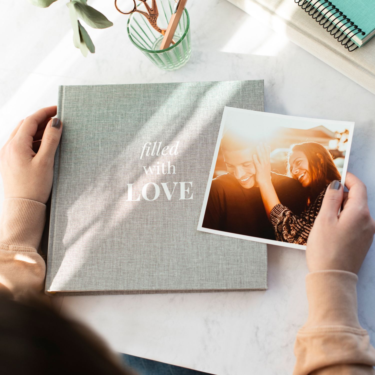 Goldbuch Linum LightGrey 25x25 Dry Mount image 5