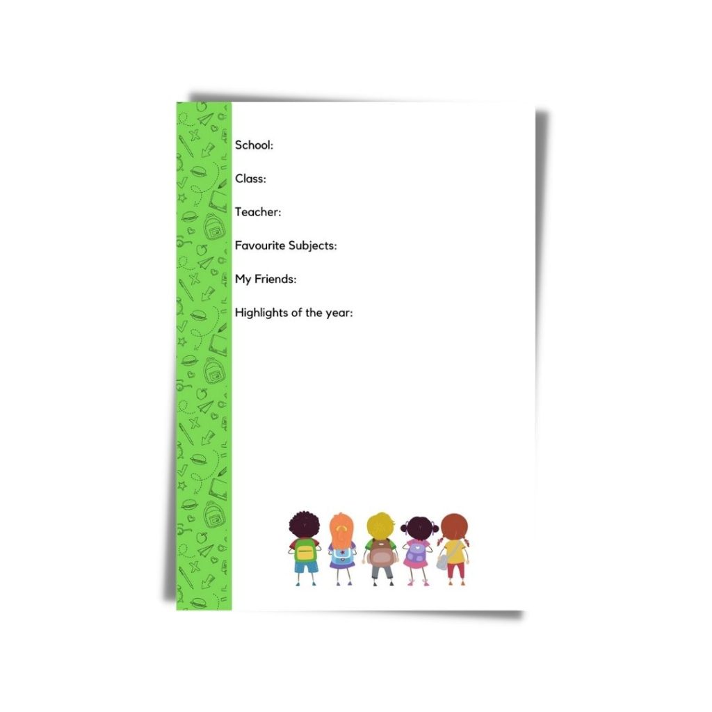 A4 Scrapbook Template Colour