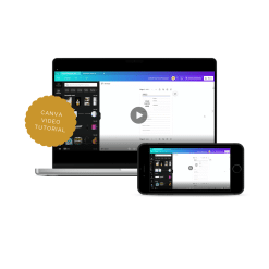 Canva Video Tutorial Mockup