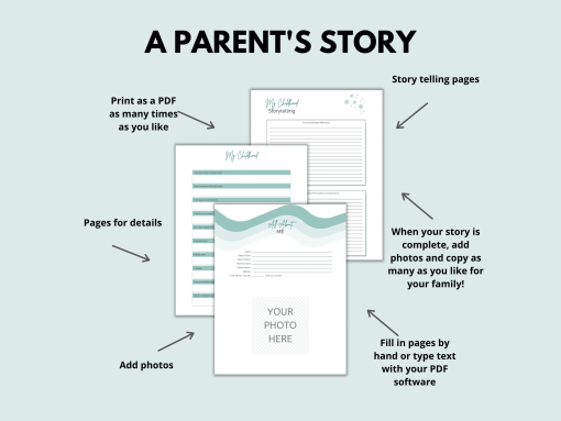 A Parents Story template Details